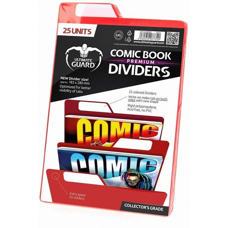 Comic Book Dividers Premium Ultimate Guard Rot