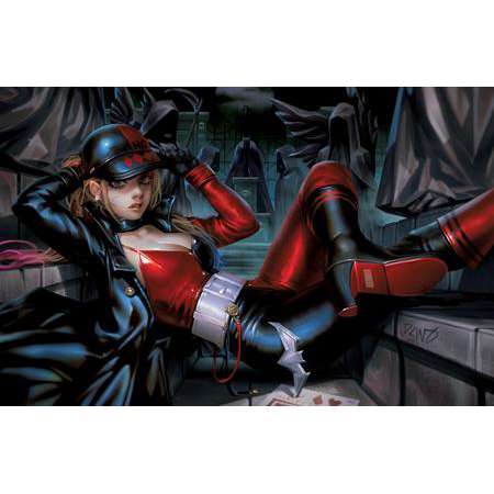HARLEY QUINN #12 CVR B DERRICK CHEW CARD STOCK VAR