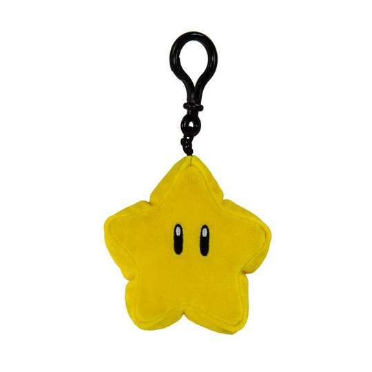 Mario Kart Mocchi-Mocchi Plüsch-Anhänger Super-Stern 10 cm
