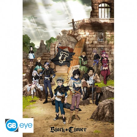 BLACK CLOVER - Poster Maxi 91.5x61 - Black Bull squad & Yuno