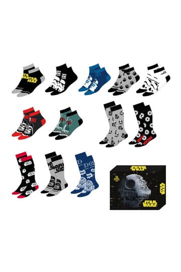 Star Wars Socken 12er-Pack 38-45