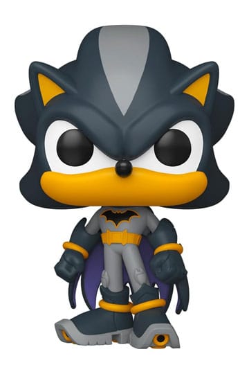 DC's Justice League and Sonic the Hedgehog POP! Movies Vinyl Figuren Shadow/Batman 9 cm
