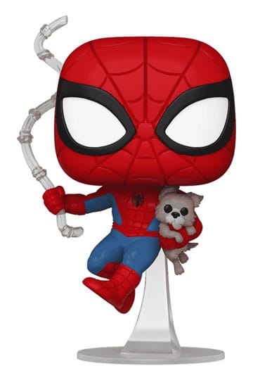 Spider-Man POP&Buddy! Movies Vinyl Figuren Spidey w/Sandwich(Dog) 9 cm