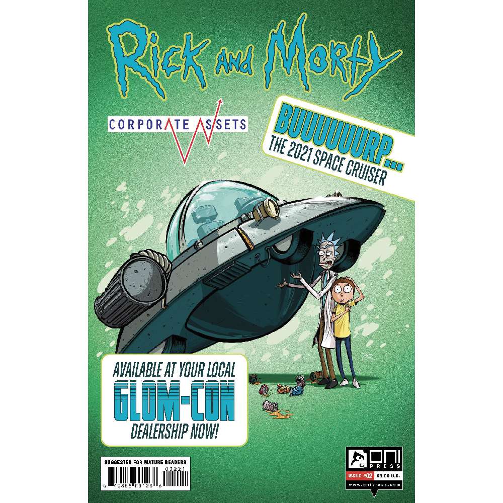 RICK AND MORTY CORPORATE ASSESTS #2 CVR B LEE