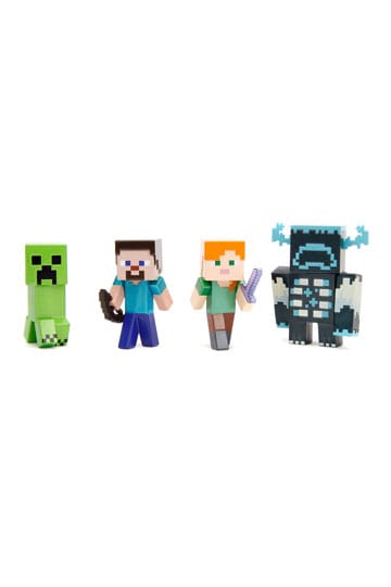 Minecraft Nano Metalfigs Diecast Minifiguren 4-er Pack 6 cm