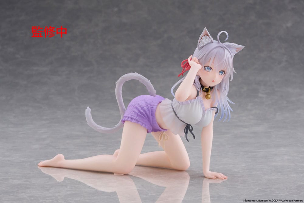 Alya Sometimes Hides Her Feelings in Russian PVC Statue Desktop Cute Figure Alya Cat Ear R
