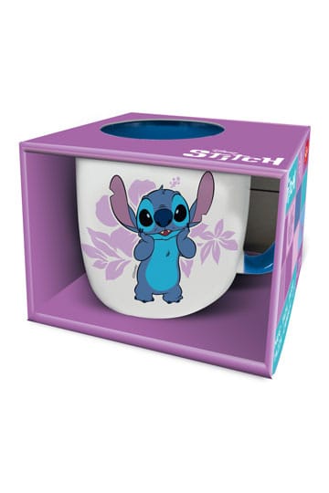 Lilo & Stitch Tasse Stitch pink Flowers 385 ml