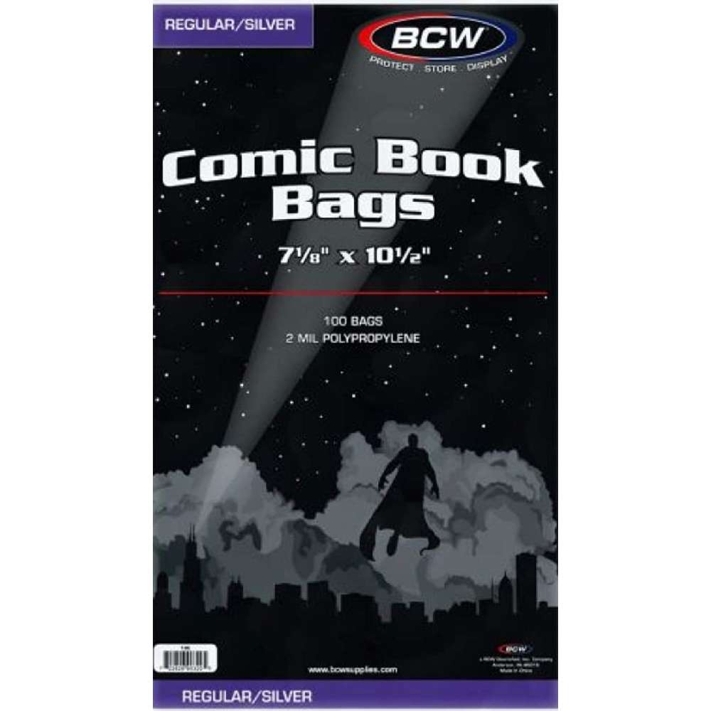 Comic Book Bags Regular/Silver