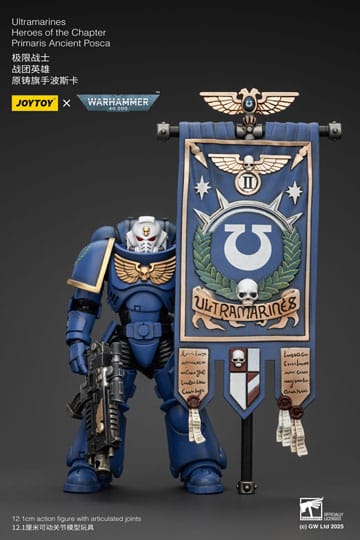 Warhammer 40k Actionfigur 1/18 Ultramarines Heroes of the Chapter Primaris Ancient Posca 2