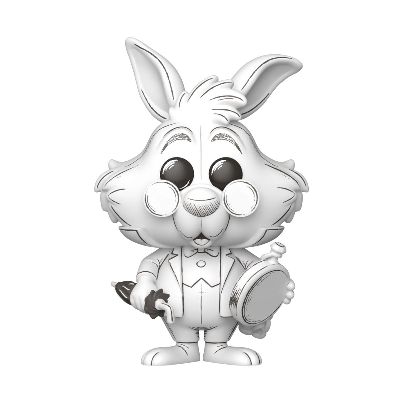 Disney POP! Vinyl Figur Sketched- White Rabbit 9 cm