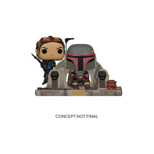 The Mandalorian POP Moment! Vinyl Figuren 2er-Pack Boba Fett & Fennec Shand 9 cm