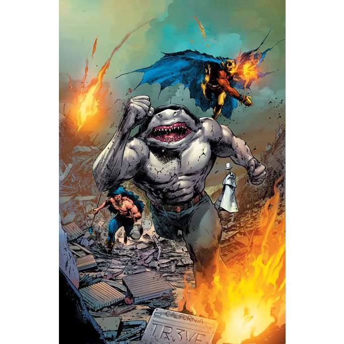 SUICIDE SQUAD KING SHARK #4 (OF 6) CVR A TREVOR HAIRSINE