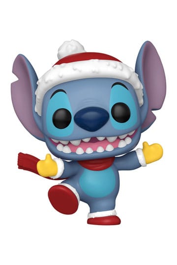 Disney POP! Vinyl Figur Holiday Stitch w/Hat 9 cm