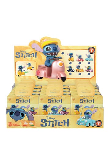 Lilo & Stitch Zoom Hero Rückzug-Fahrzeuge mit Figuren Stitch (Blind Box Ver.)