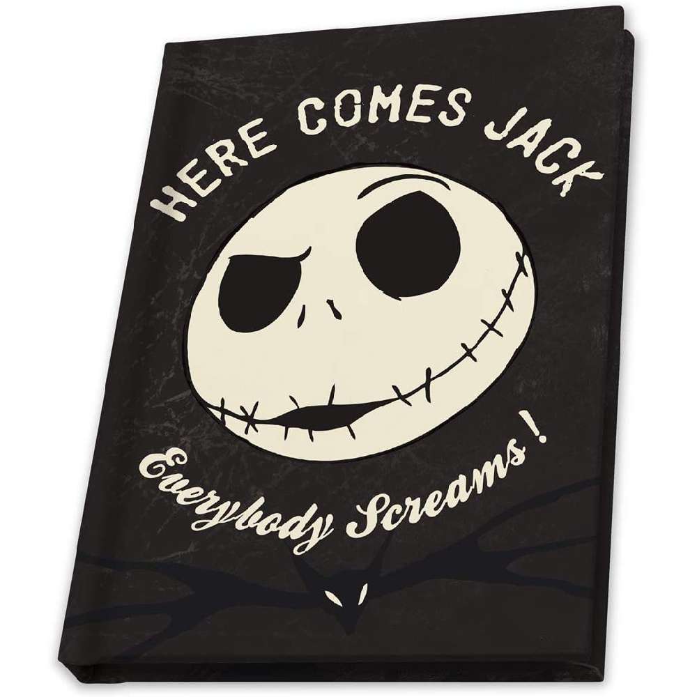 Nightmare Before Christmas - Glow In The Dark Notizbuch - Jack Skellington