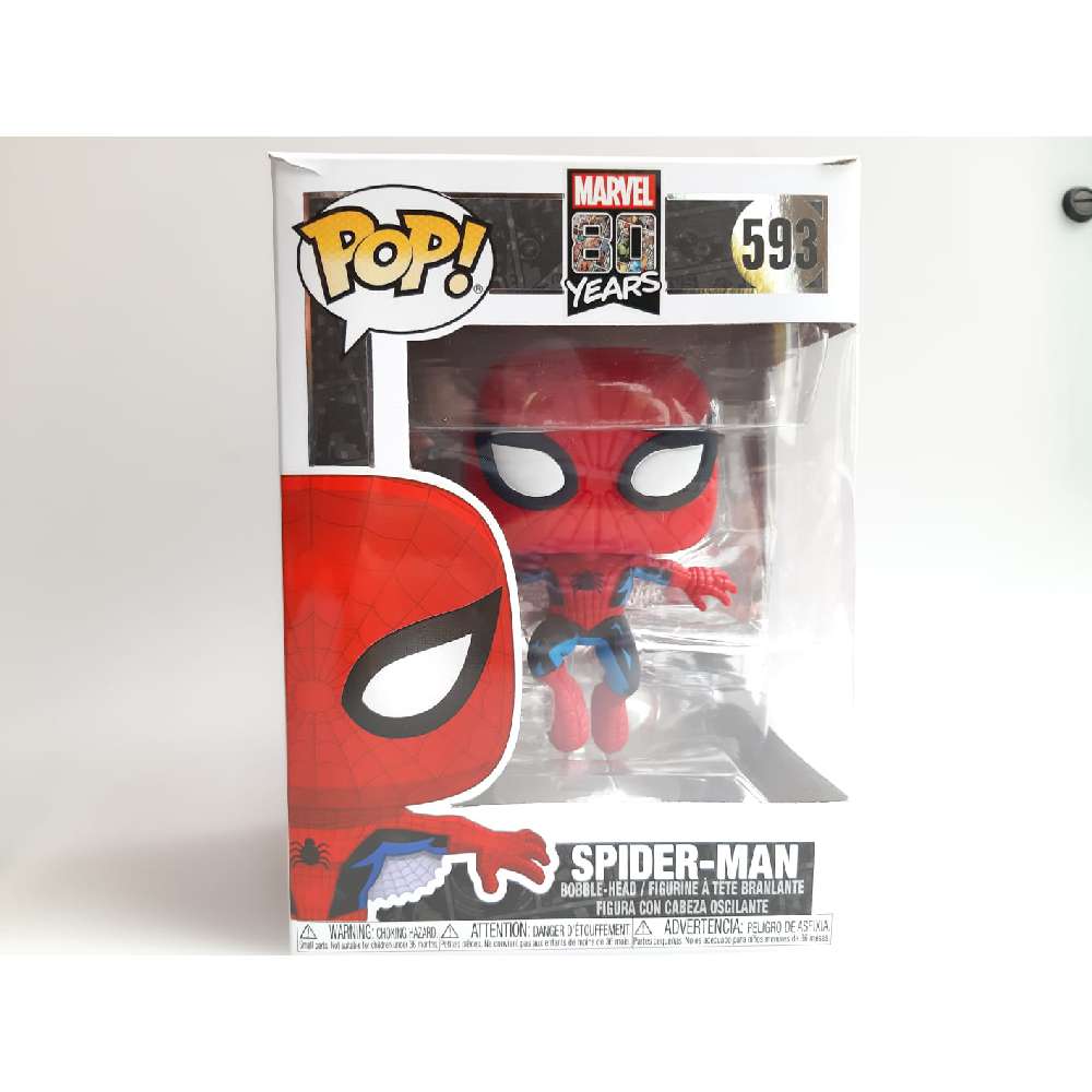 Spider-man (80 years Marvel) - POP! Bobble-Head 593