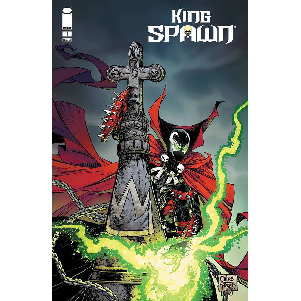 DF KING SPAWN #1 CATES SILVER SGN VAR (C: 0-1-2)