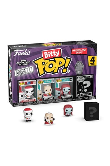 Nightmare Before Christmas Bitty POP! Vinyl Figuren 4er-Pack Santa Jack 2,5 cm