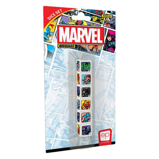 Marvel Würfel Set Avengers 6D6