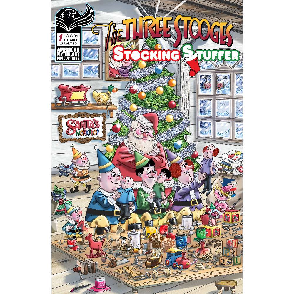 THREE STOOGES STOCKING STUFFER #1 CVR B PACHECO