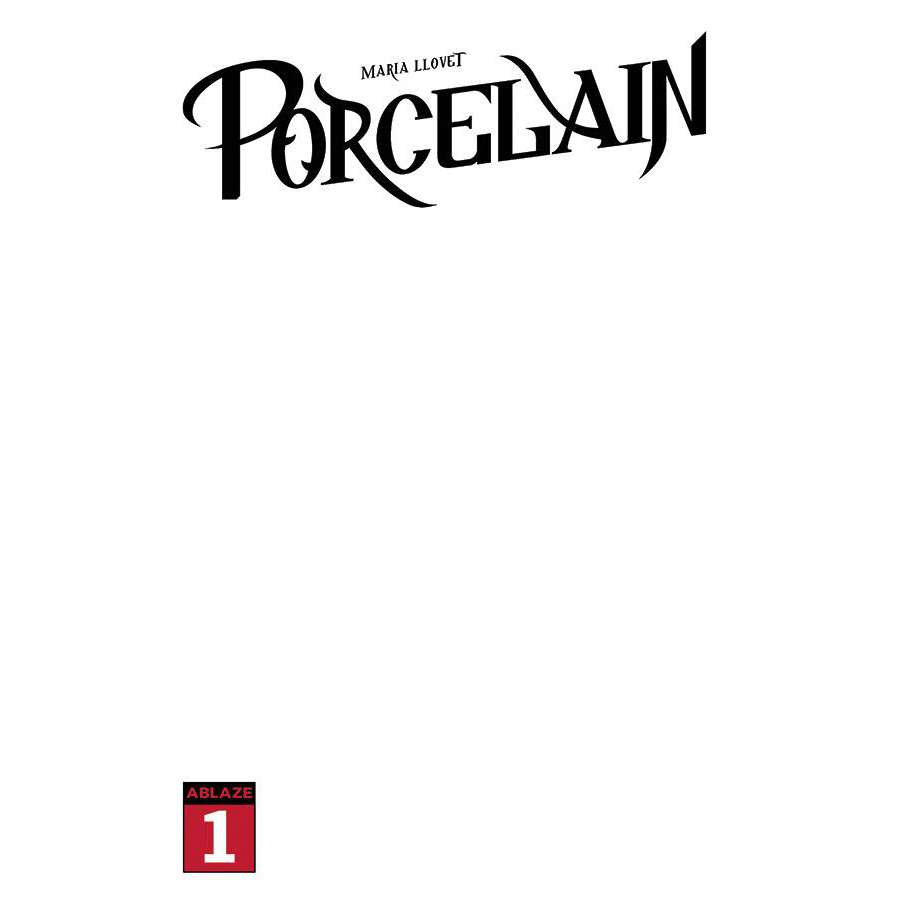 MARIA LLOVETS PORCELAIN #1 CVR F BLANK SKETCH