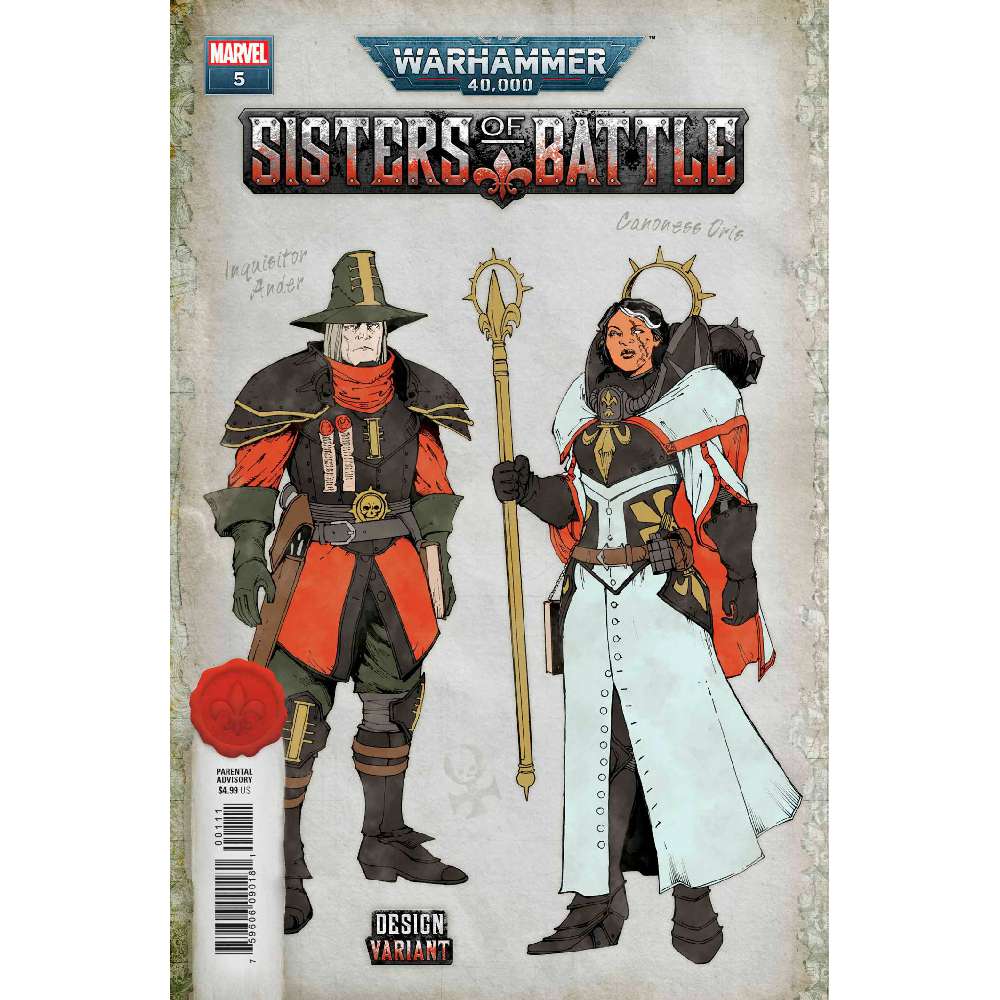 WARHAMMER 40K SISTERS BATTLE #5 (OF 5) SALAZAR DESIGN VAR (M