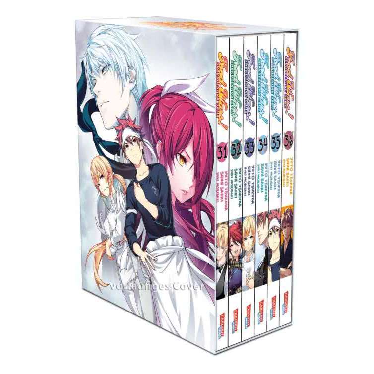 Food Wars - Shokugeki No Soma, Bände 31-36 im Sammelschuber mit Extra