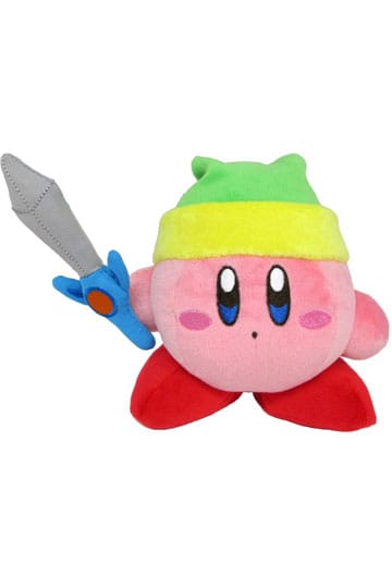 Kirby Plüschfigur Kirby mit Schwert 12 cm